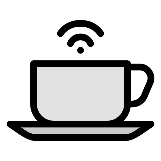 Hotspot mug coffee shop food and restaurant icon