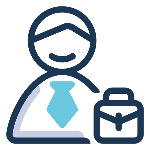 Employee avatar person briefcase icon Employee avatar person briefcase icon