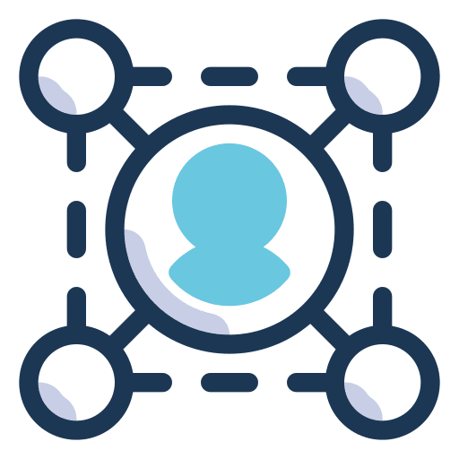 Network connection networking organization icon Network connection networking organization icon