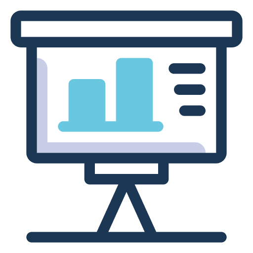 Presentation business and finance marketing presentation icon Presentation business and finance marketing presentation icon
