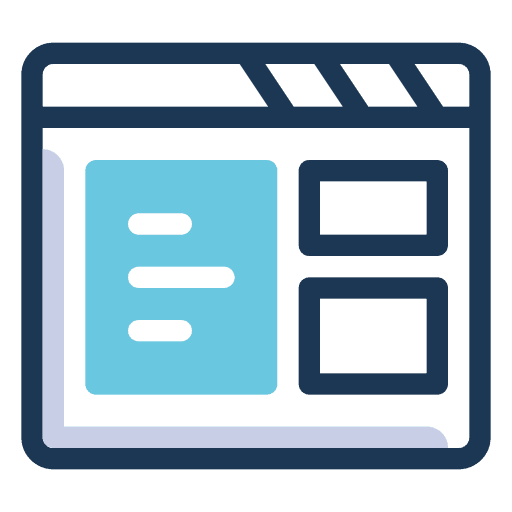 Browser content website ui icon Browser content website ui icon