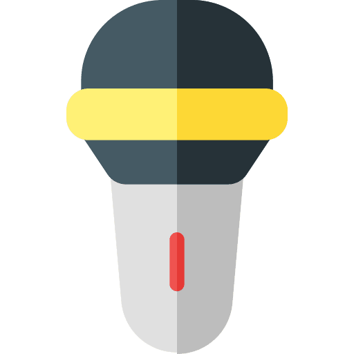 Microphone media sing mike icon Microphone media sing mike icon
