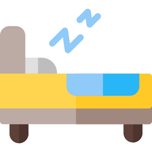 Sleep bedroom room rest icon