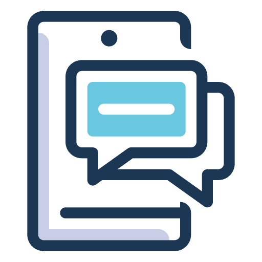 Smartphone chat mobile phone smartphone icon Smartphone chat mobile phone smartphone icon