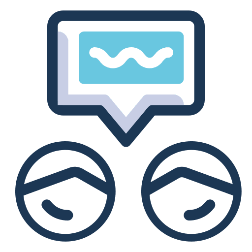 Talk communications conversation user icon Talk communications conversation user icon