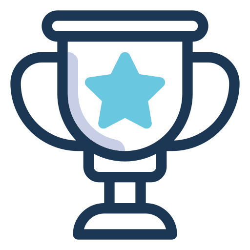 Trophy cup achievement champion icon Trophy cup achievement champion icon