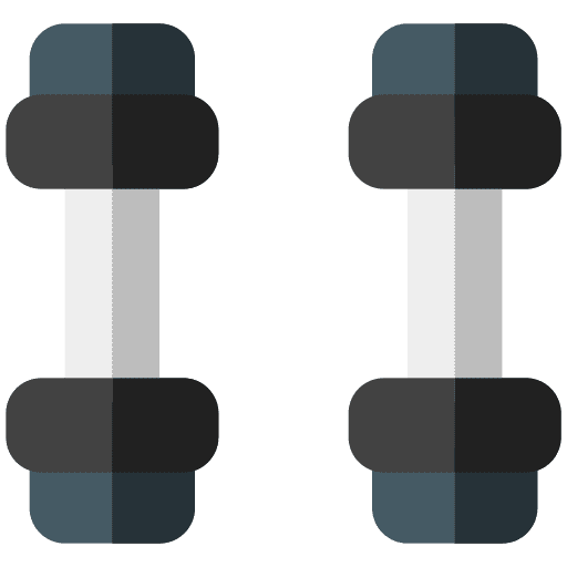 Workout exercise weightlifting fitness icon