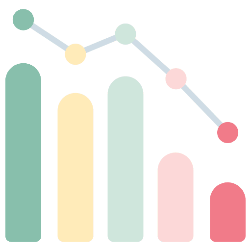 Graph losses graph bankruptcy icon Graph losses graph bankruptcy icon