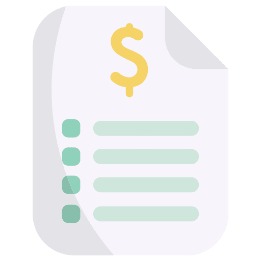 Money archive statement accuracy icon