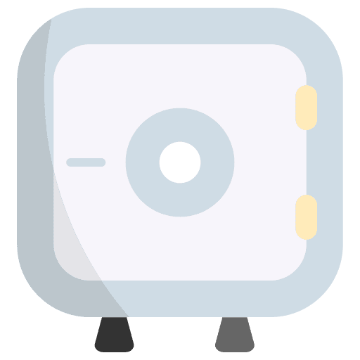 Safebox safebox security business and finance icon