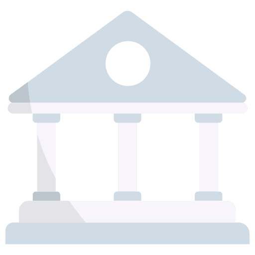 Bank building savings bank icon Bank building savings bank icon