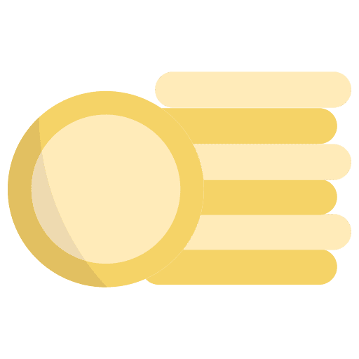 Coins cash money stack icon Coins cash money stack icon