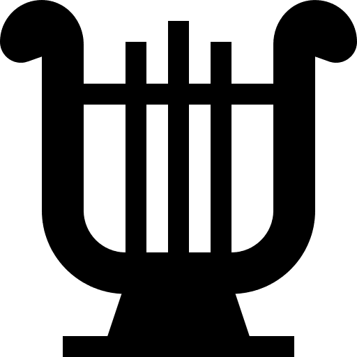 Lyre lyre music and multimedia musical instrument icon Lyre lyre music and multimedia musical instrument icon