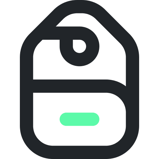 Label store price commerce and shopping icon