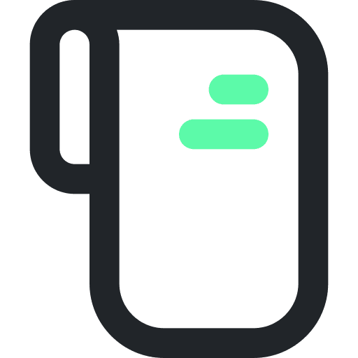 List paper document form icon