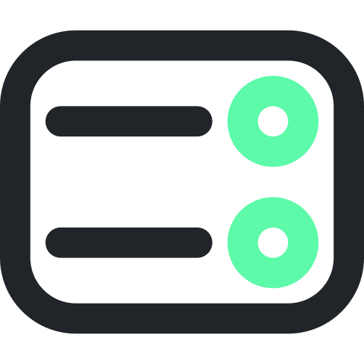 Server server database technology icon