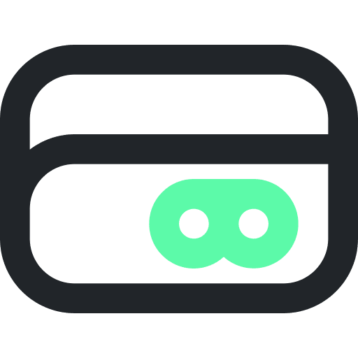 Payment pay card business and finance debit card icon