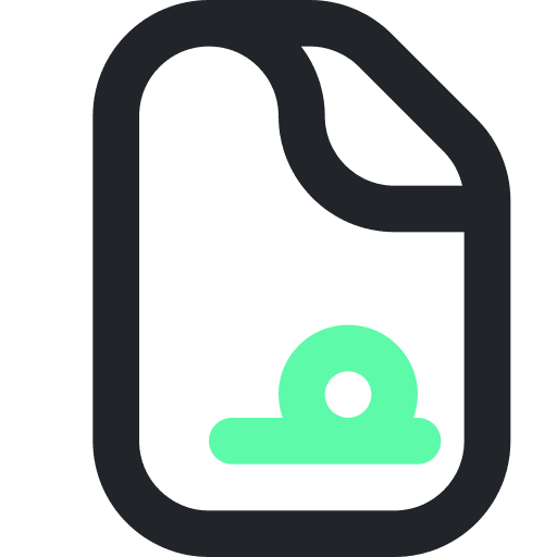 Contract signature files and folders business icon