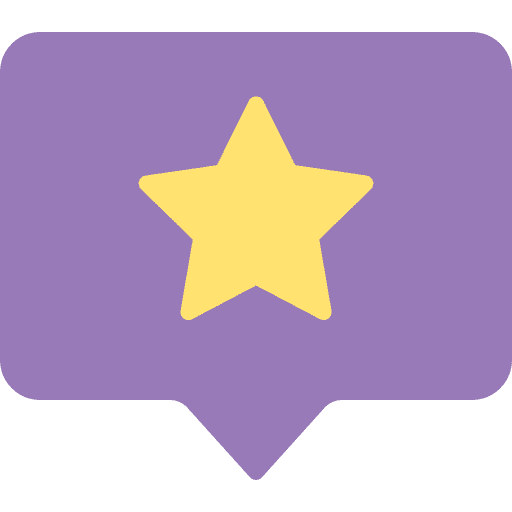 Feedback speech bubble review testimony icon