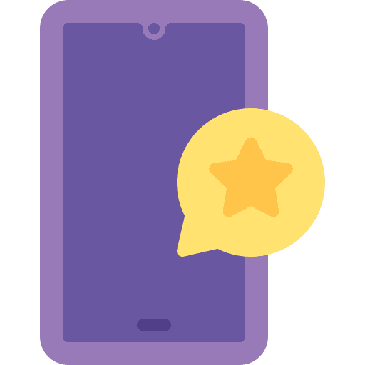 Smartphone testimonial smartphone mobile phone icon