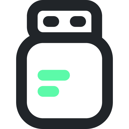 Usb storage flash drive usb icon