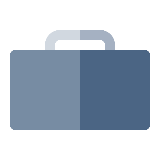 Briefcases job suitcase briefcases icon