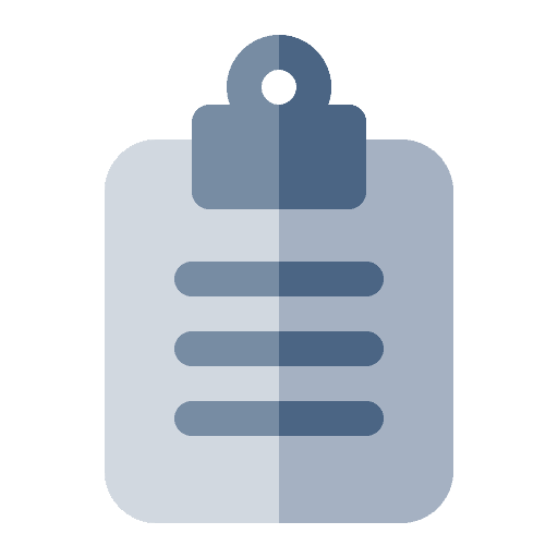 Clipboards checking clipboard task icon