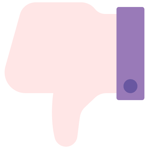 Dislike marketing gestures interface icon Dislike marketing gestures interface icon