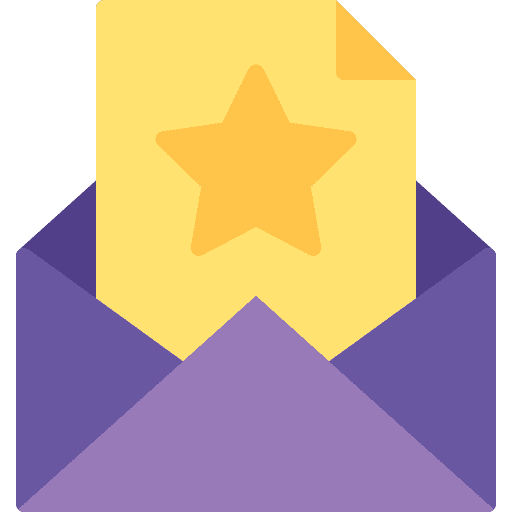 Email marketing rating mail icon Email marketing rating mail icon