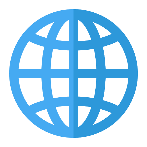Globe business and finance world internet icon