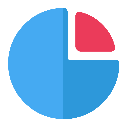 Pie marketing business pie chart icon