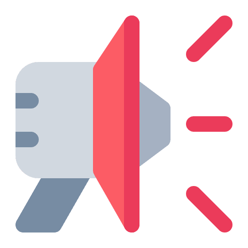 Megaphones loud speaker marketing advertising icon Megaphones loud speaker marketing advertising icon
