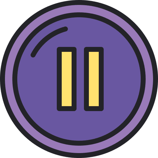 Pause music paused player icon