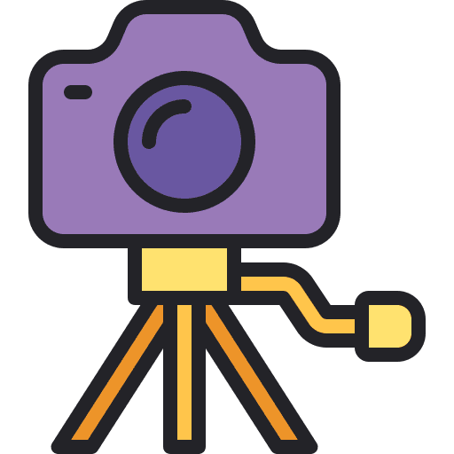 Photography photo camera stand entertainment icon