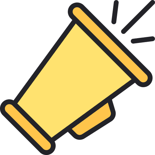 Loud speaker loud speaker director icon