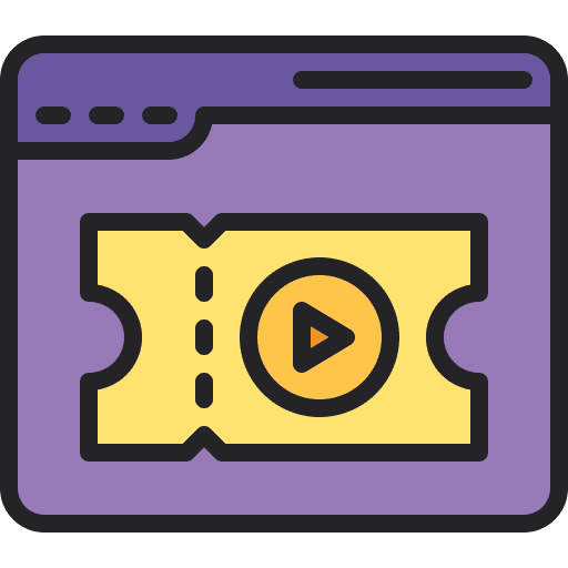 Web entry cinema web browser icon