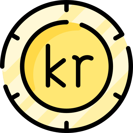 Krone finance business money icon