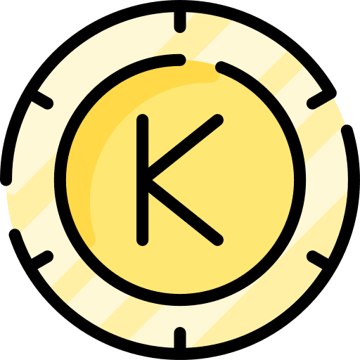 Myanmar money coin business icon
