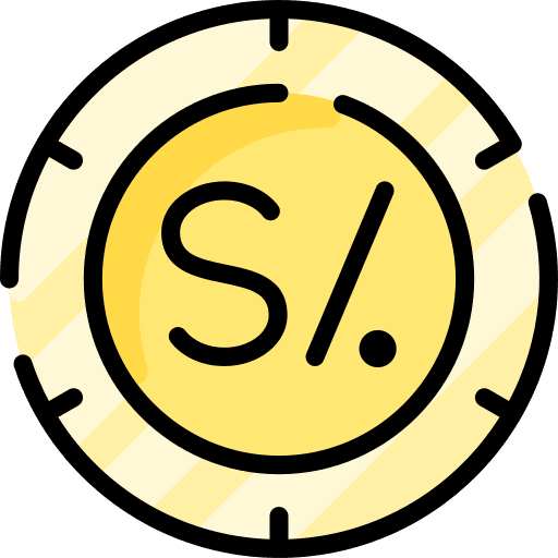 Peru business and finance currency finance icon