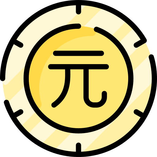Renminbi money coin currency icon