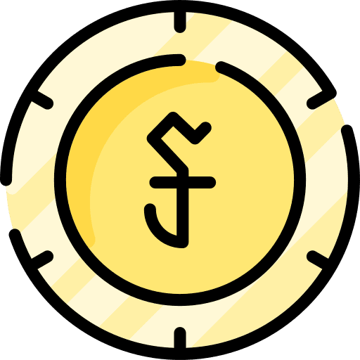 Riel money business and finance currency icon