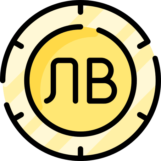 Bulgaria cash business and finance lev icon