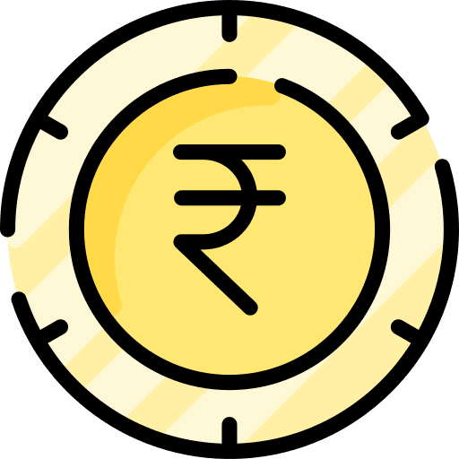 Rupee rupee cash business icon