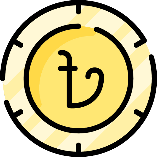 Taka money taka currency icon