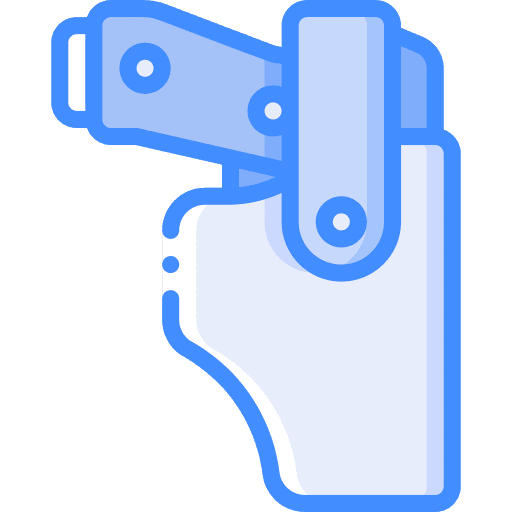 Gun weapon security firearm icon