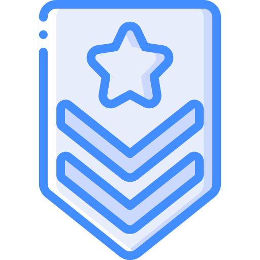 Badge badge army rank icon