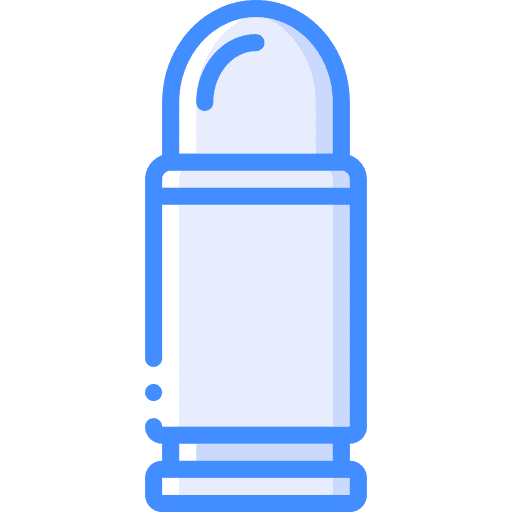 Bullet ammunition security bullet icon