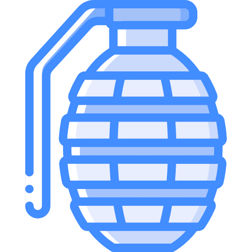 Grenade explosion army bomb icon