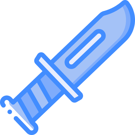 Knife army war blade icon