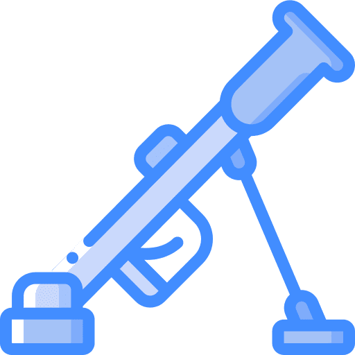 Mortar army battle weapon icon